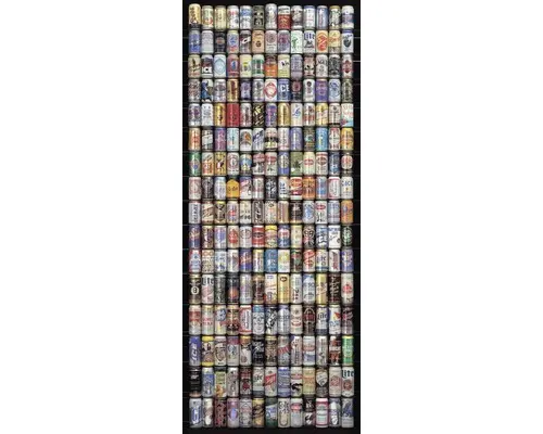 Fototapete Vlies 19604 Türtapete American Beer Cans 2-tlg. 90 x 200 cm
