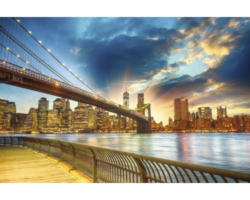 Fototapete Papier 97039 Manhattan Sunset 7-tlg. 350 x 260 cm