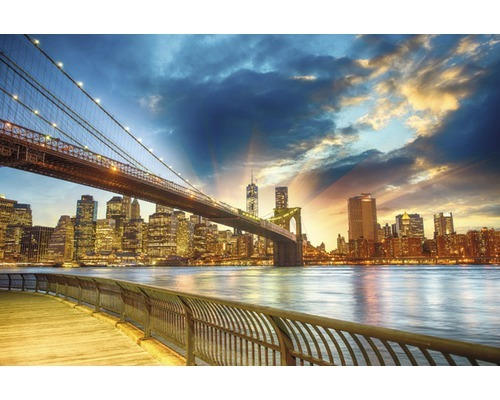 Fototapete Papier 97039 Manhattan Sunset 7-tlg. 350 x 260 cm