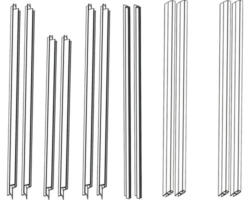 Dichtungsset form&style HB16037 für Duschkabinen