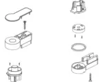 Hornbach Hebesenk Scharnier form&style HB16067 für Duschkabinen
