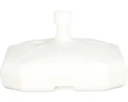 Schirmständer Siena Garden Kunststoff 50 kg weiß
