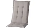 Hornbach Auflage für Hochlehner Madison Panama 123 x 50 cm grau/beige