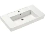 Hornbach Möbelwaschtisch Pelipal Kamina eckig 80x45 cm weiß