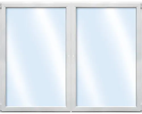 Kunststofffenster 2.Flg. ARON Basic weiß 1350x550 mm