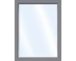 Kunststofffenster Festelement ARON Basic weiß/anthrazit 750x850 mm