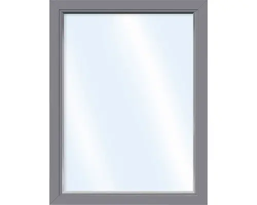 Kunststofffenster Festelement ARON Basic weiß/anthrazit 750x850 mm