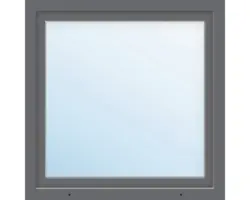 Kunststofffenster ARON Basic weiß/anthrazit 600x650 mm DIN Links