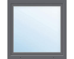 Kunststofffenster ARON Basic weiß/anthrazit 800x750 mm DIN Rechts