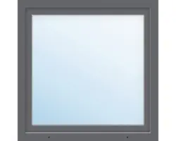 Kunststofffenster ARON Basic weiß/anthrazit 750x750 mm DIN Rechts