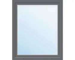 Kunststofffenster ARON Basic weiß/anthrazit 1150x1250 mm DIN Rechts