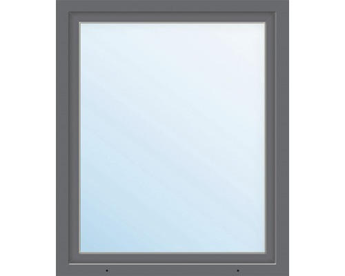 Kunststofffenster ARON Basic weiß/anthrazit 550x1150 mm DIN Rechts