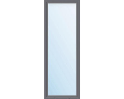 Kunststofffenster ARON Basic weiß/anthrazit 600x1600 mm DIN Links