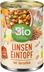 dmBio Eintopf Linsen mit Kartoffeln
