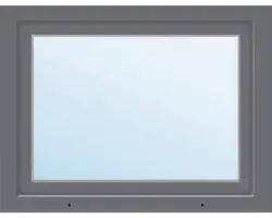 Kunststofffenster ARON Basic weiß/anthrazit 1050x900 mm DIN Links