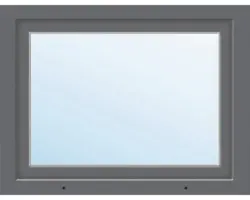 Kunststofffenster ARON Basic weiß/anthrazit 1200x1000 mm DIN Rechts