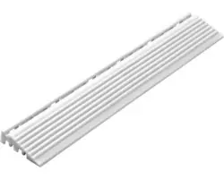 Seitenteil Set Klickfliese 6,2x40 cm weiss 4 Stück