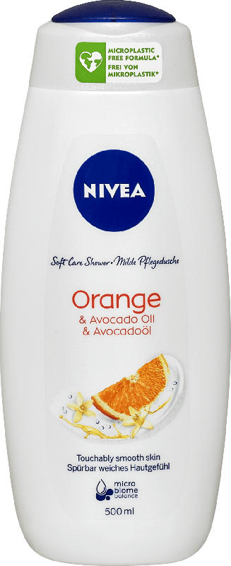 NIVEA Milde Pflegedusche Orange