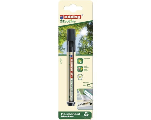 Marker edding 21/1 Permanent Eco Line schwarz