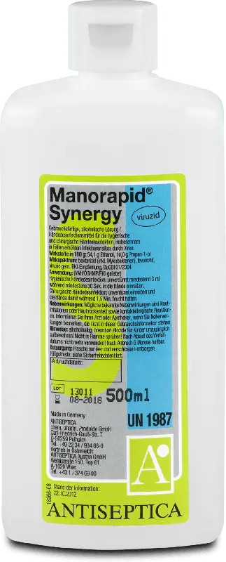 Antiseptica Manorapid Synergy Händedesinfektionsmittel