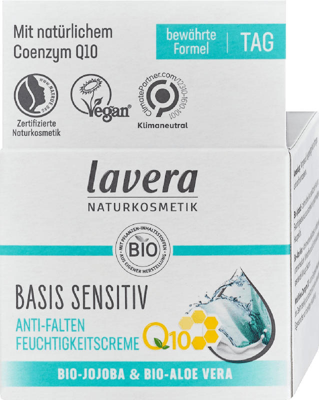 lavera Basis Sensitiv Anti-Falten Q10 Feuchtigkeitscreme