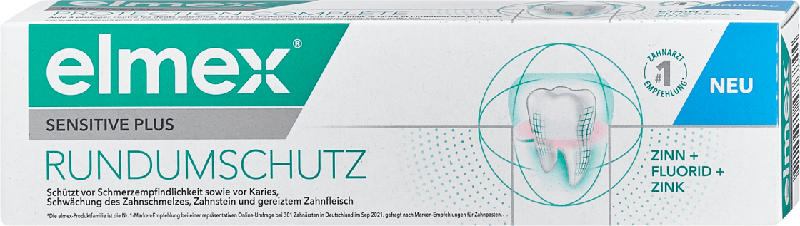 elmex Sensitive Plus Rundumschutz Zahnpasta