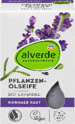 alverde NATURKOSMETIK Pflanzenölseife Bio-Lavendel