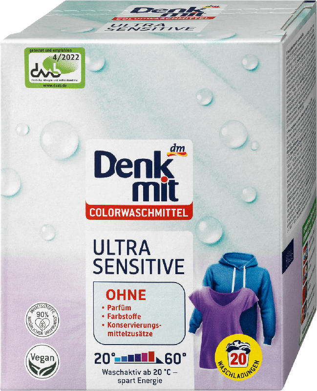 Denkmit Colorwaschmittel Ultra Sensitive