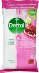 Dettol Allzweck-Reinigungstücher - Granatapfel & Limette