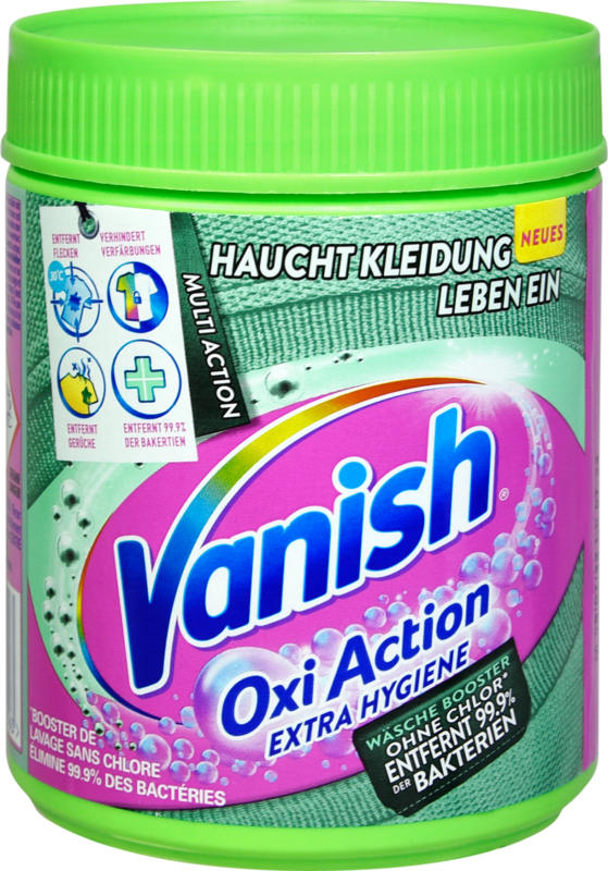 Vanish Oxi Action Fleckentferner Extra Hygiene Pulver