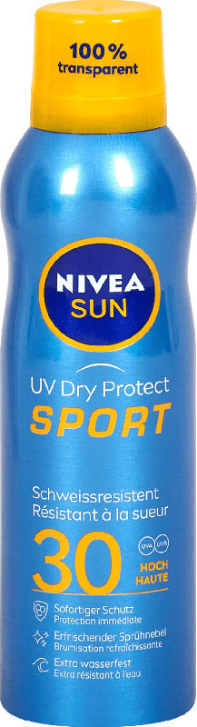 NIVEA SUN UV Dry Protect Sport Sonnenspray LSF 30