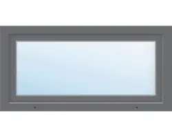Kunststofffenster ARON Basic weiß/anthrazit 1100x600 mm DIN Rechts