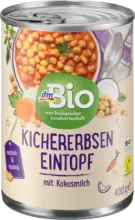 dm drogerie markt dmBio Eintopf Kichererbsen mit Kokosmilch
