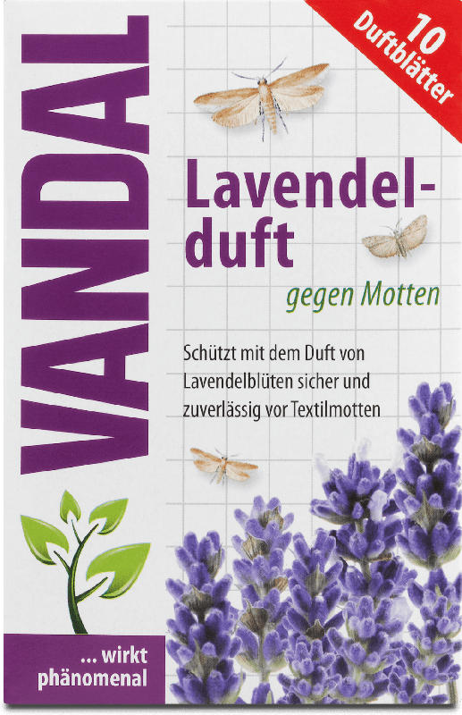 VANDAL Lavendelduft gegen Motten Duftblätter
