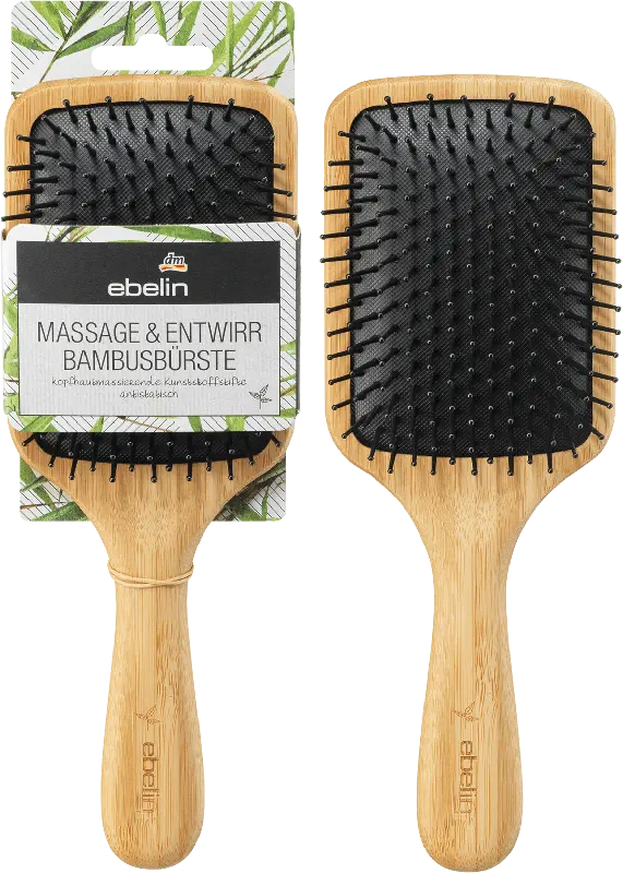 ebelin Massage und Entwirr Bambusb&uuml;rste