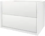 Hornbach Waschbeckenunterschrank Baden Haus Bellagio 51x70x46 cm ohne Waschbecken weiß matt