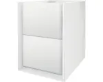 Hornbach Waschbeckenunterschrank Baden Haus Bellagio 51x35x46 cm ohne Waschbecken weiß matt