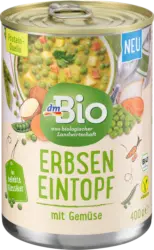 dmBio Eintopf Erbsen mit Gemüse
