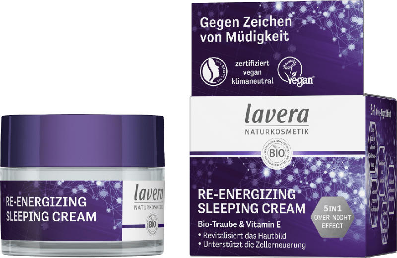 lavera Re-Energizing Sleeping Nachtcreme