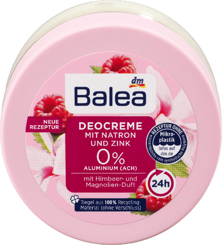 Balea Deodorant Creme mit Natron und Zink