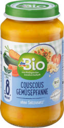 dmBio Vegetarisches Babymenü Couscous Gemüsepfanne