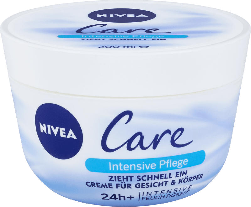 NIVEA Care intensive Pflege Creme für Gesicht und Körper