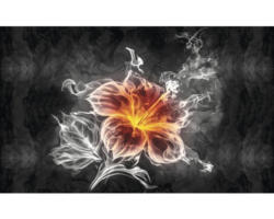 Fototapete Papier 1107 P4 Blume Feuer 2-tlg. 254 x 184 cm