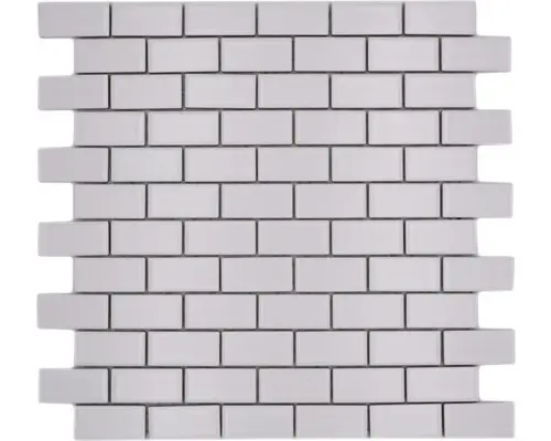 Keramikmosaik CBR 03WM 30,0x30,0 cm weiß