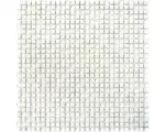 Hornbach Glasmosaik Cuba 07W 30,5x30,5 cm weiß matt