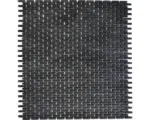 Hornbach Glasmosaik Cuba B21B 27,5x29,7 cm schwarz matt