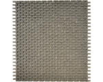 Hornbach Glasmosaik Cuba B25G 27,5x29,7 cm grau matt