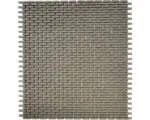 Hornbach Glasmosaik Cuba B25G 27,5x29,7 cm grau matt