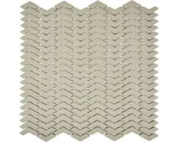 Glasmosaik Cuba HB33C 29,0x29,5 cm creme matt