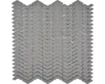 Hornbach Glasmosaik Cuba HB35G 29,0x29,5 cm grau matt